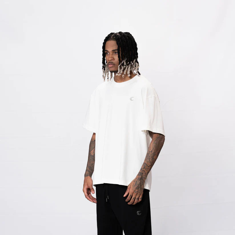 Camiseta CREEP BRAND "BASIC CHROME" (Blanco)