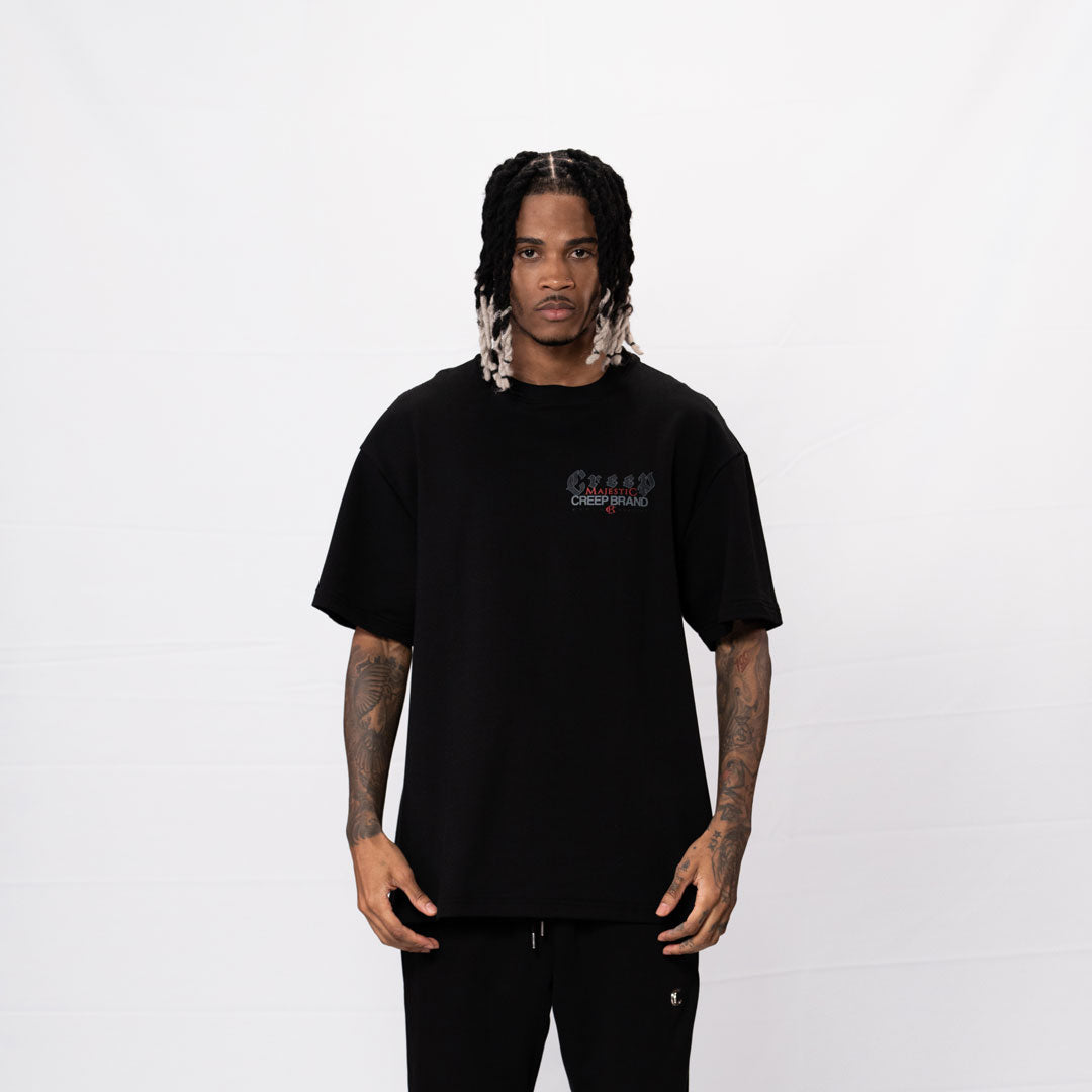 Camiseta CREEP BRAND "FACE" (Negro)