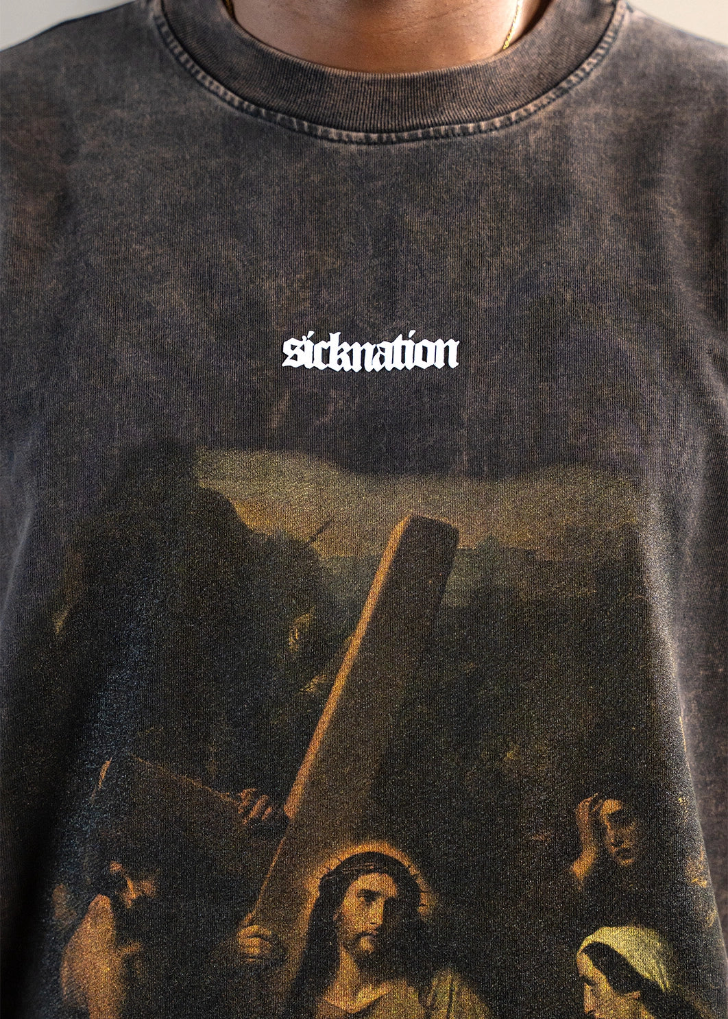 Camiseta SICKNATION "REDEMPTION" (Acidwash)
