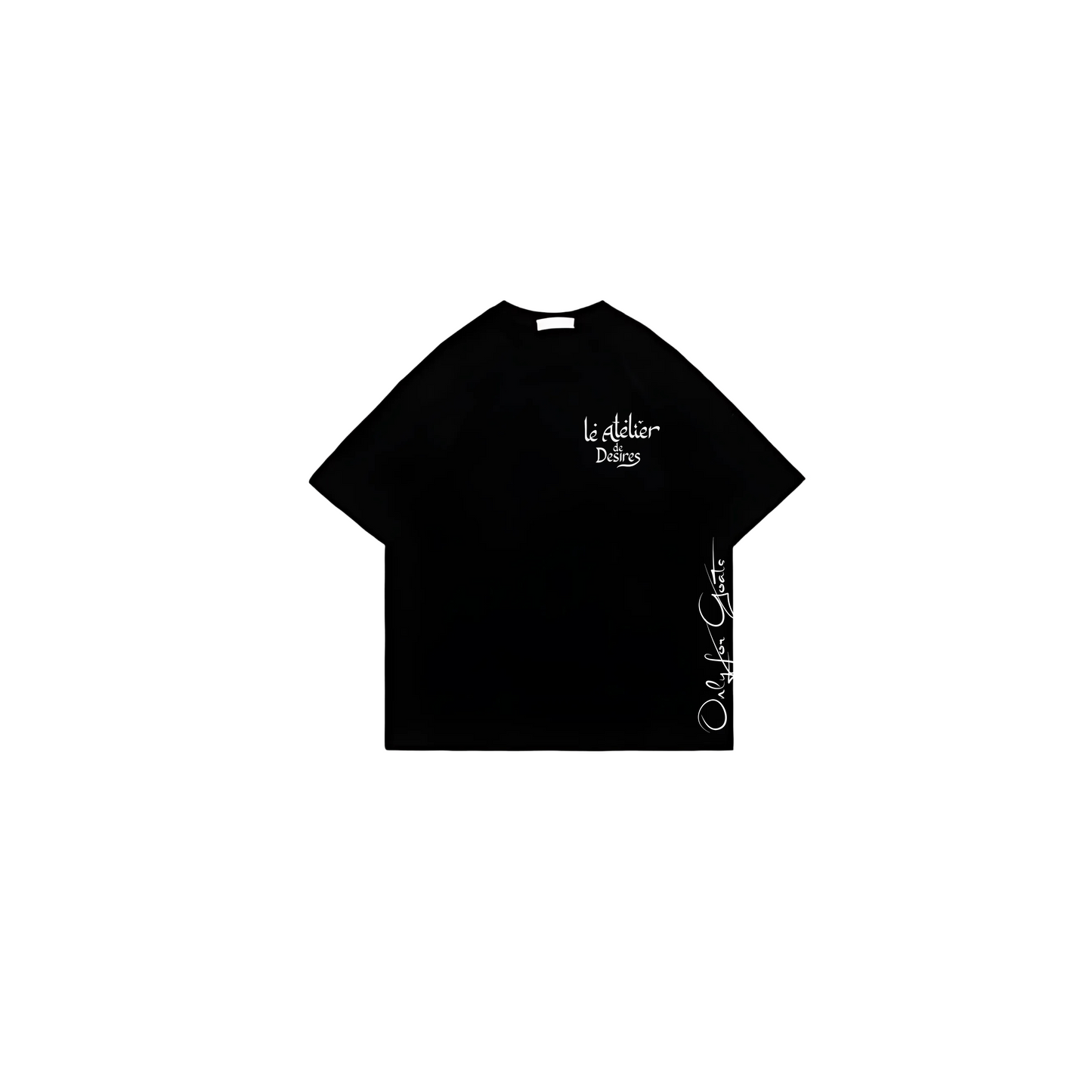 Camiseta LE ATELIER DE DESIRES "GOAT" (Negro)