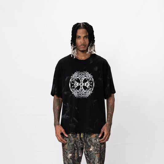 Camiseta CREEP BRAND "CRUZ" (Negro)