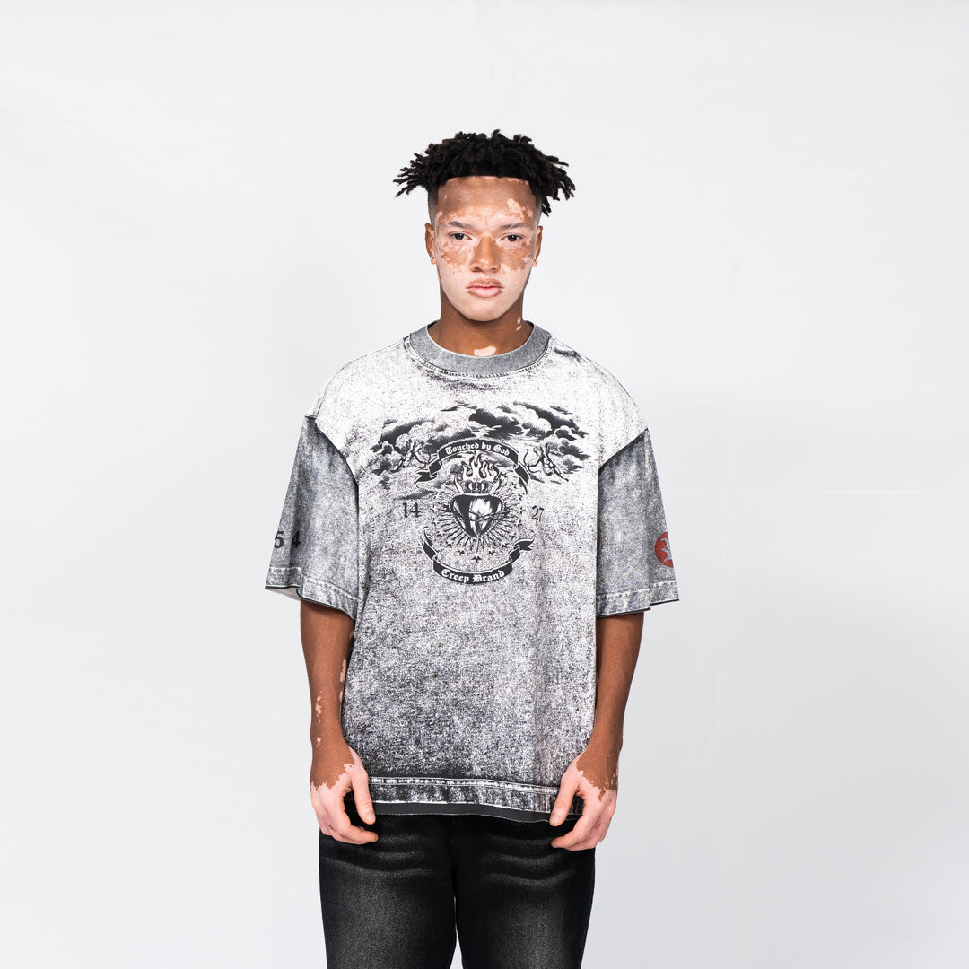 Camiseta CREEP BRAND "RELIQUIES BLANC" (Blanco)