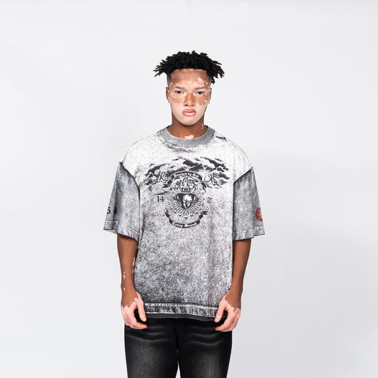 Camiseta CREEP BRAND "RELIQUIES BLANC" (Blanco)