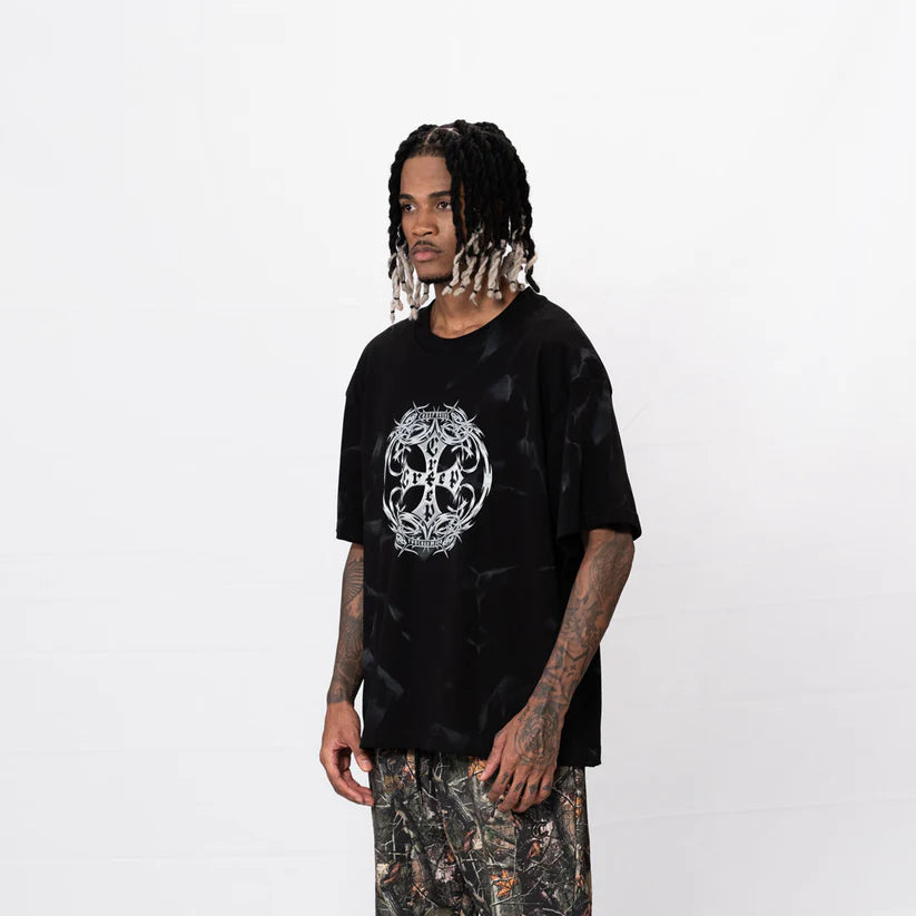 Camiseta CREEP BRAND "CRUZ" (Negro)