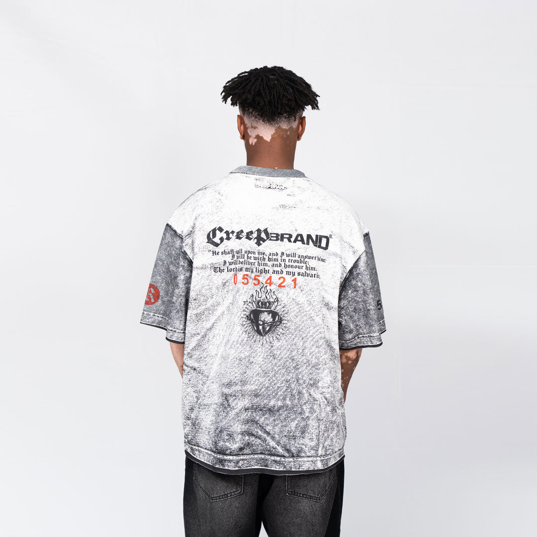 Camiseta CREEP BRAND "RELIQUIES BLANC" (Blanco)