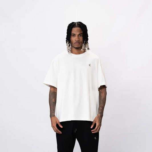Camiseta CREEP BRAND "BASIC CHROME" (Blanco)