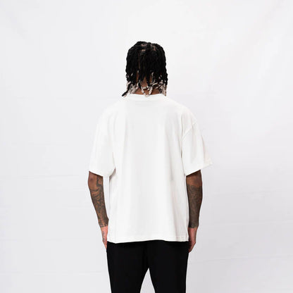 Camiseta CREEP BRAND "BASIC CHROME" (Blanco)