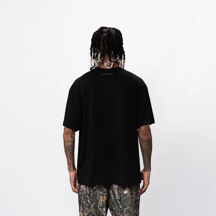 Camiseta CREEP BRAND "BASIC CHROME" (Negro)