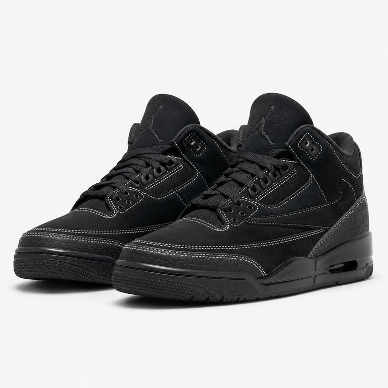 Jordan 3 x travis scot black