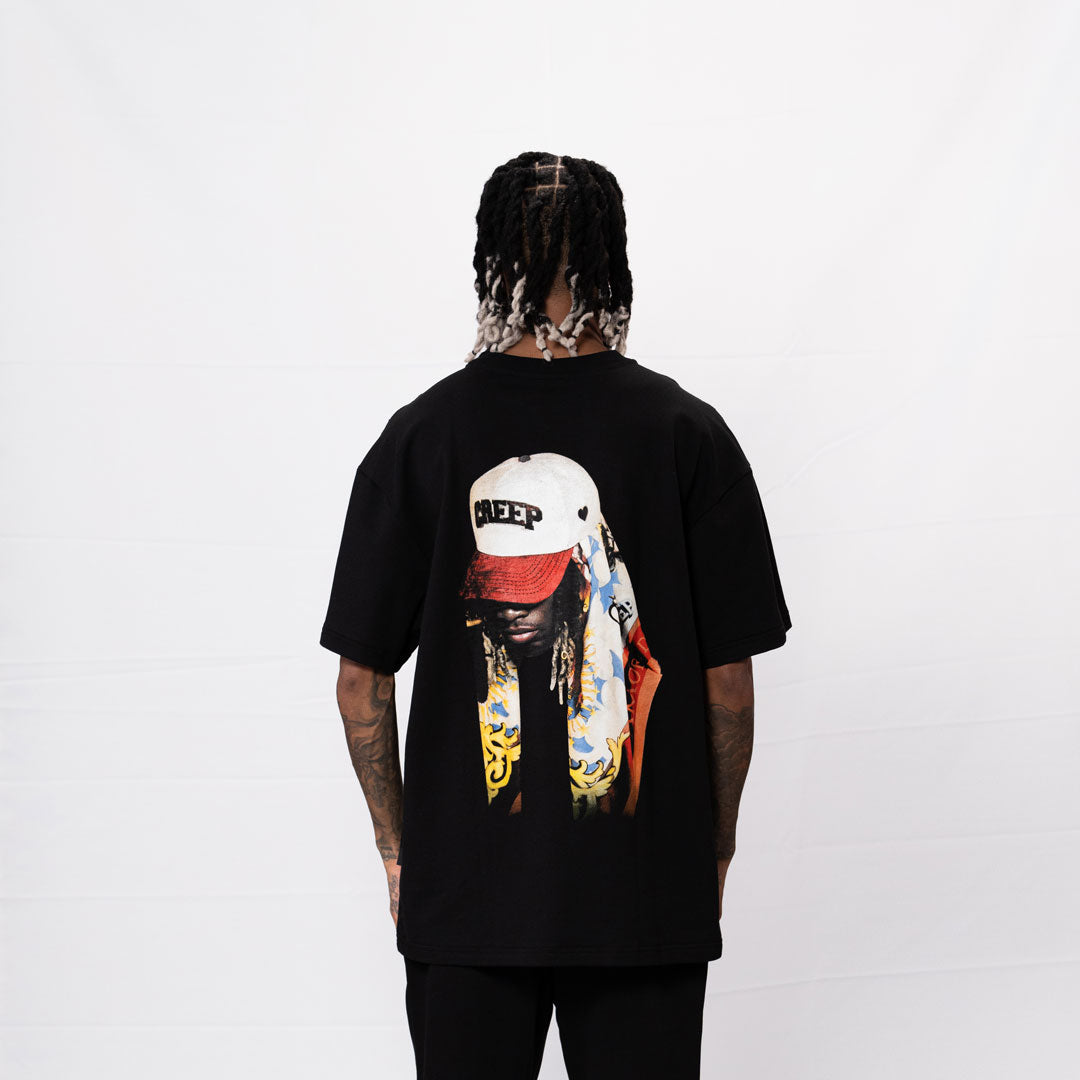 Camiseta CREEP BRAND "FACE" (Negro)