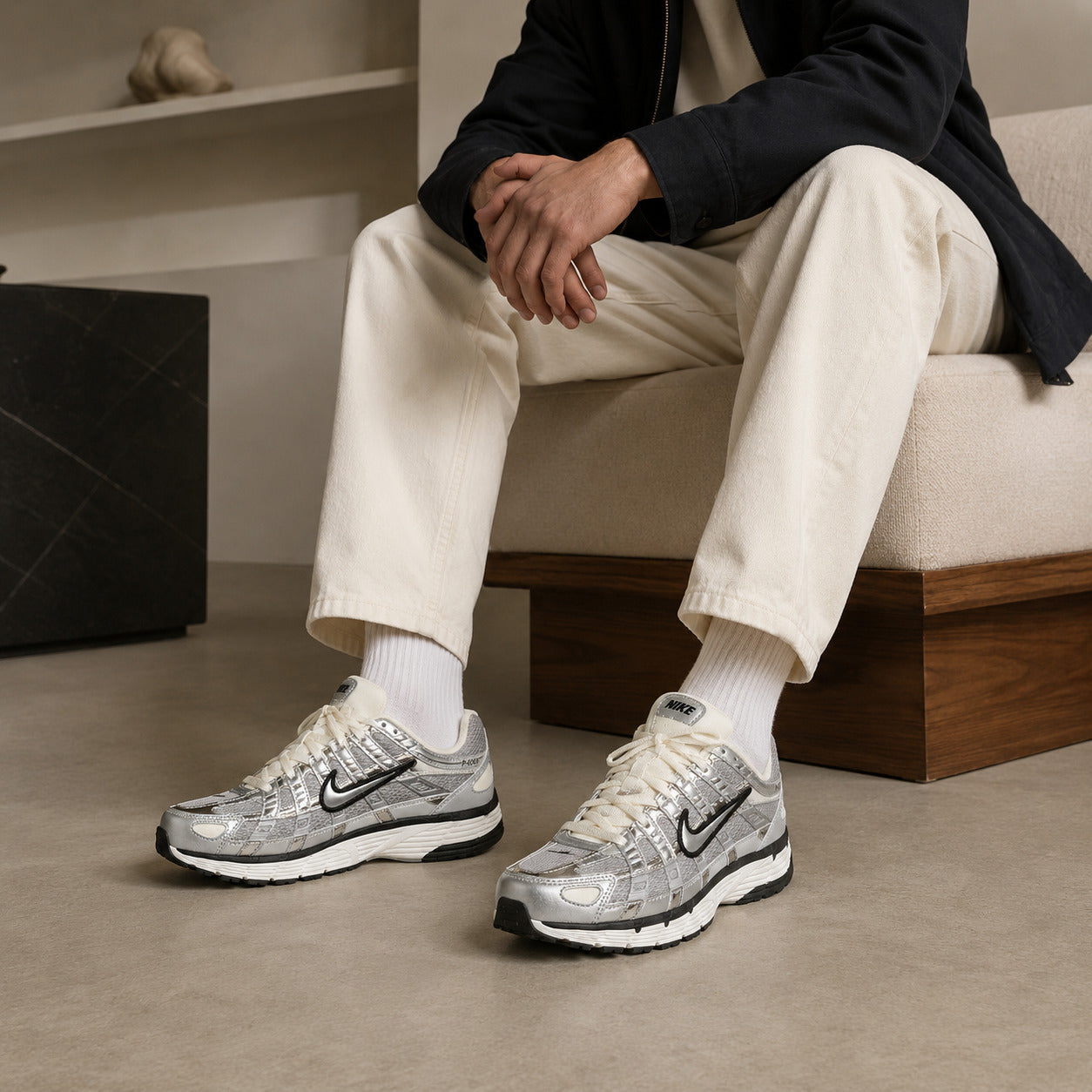 Nike P-6000 Silver
