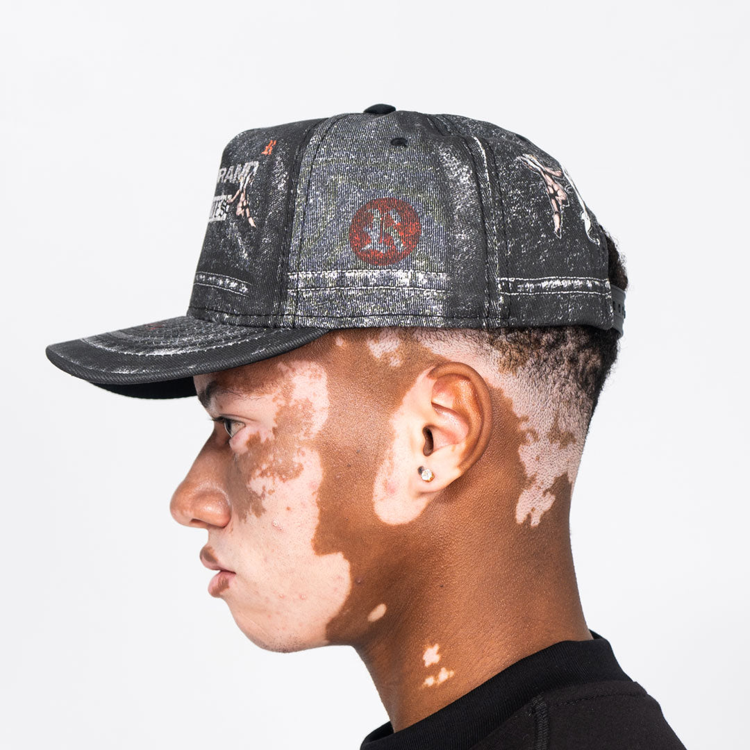 Gorra CREEP BRAND "RELIQUIES NOIR" (Negro)