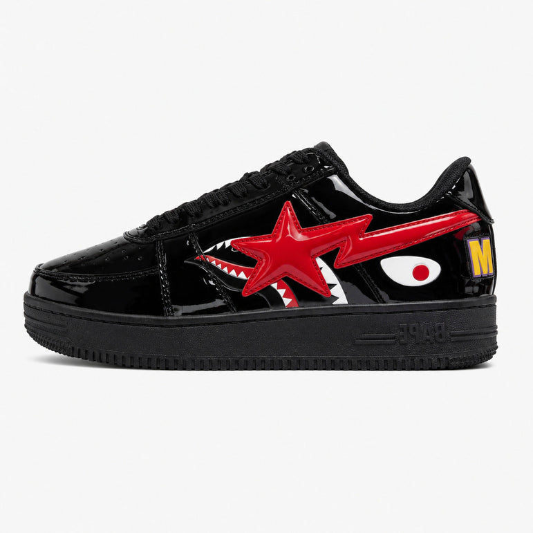 BAPE Negro Rojo