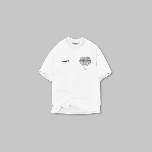 Camiseta SICKNATION "MEDALLAS MILAGROSAS" (Blanco)