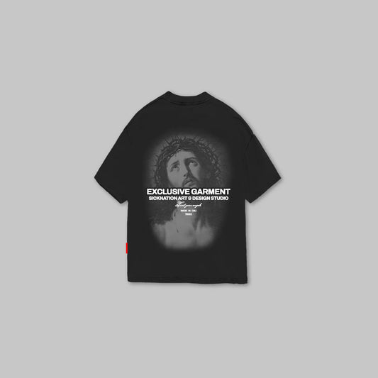 Camiseta SICKNATION "CRISTO" (Negro)