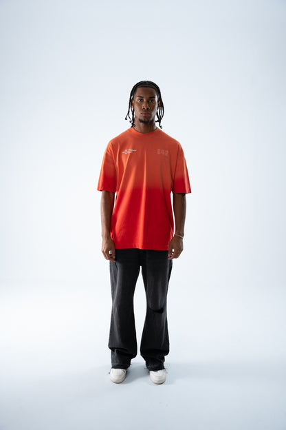 Camiseta Crowncode World League (Rojo Cherry Degrade)