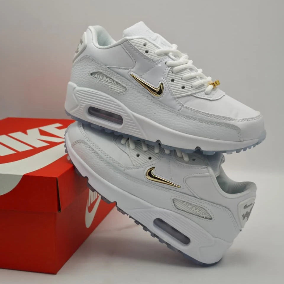 Nike Air Max 90 Garage White Gold Clear