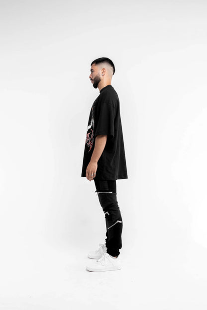 Camiseta FXCKBOY "RUIN CATHEDRAL" (Negro)