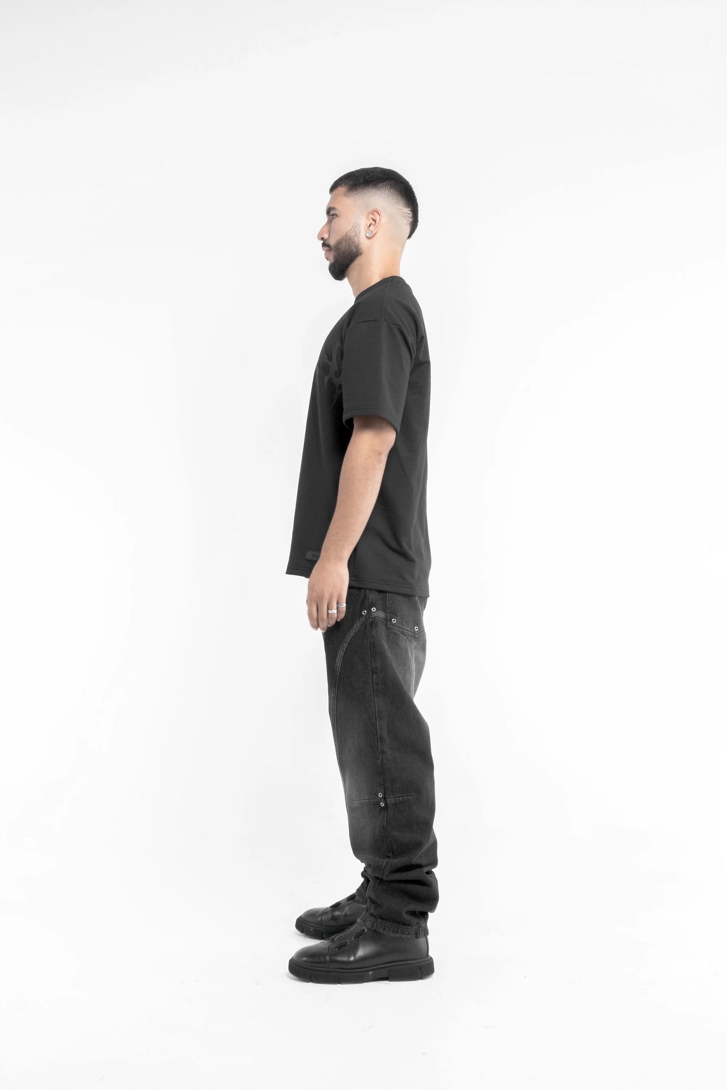 Jean FXCKBOY "SYSTEM 07" (Negro desgastado)