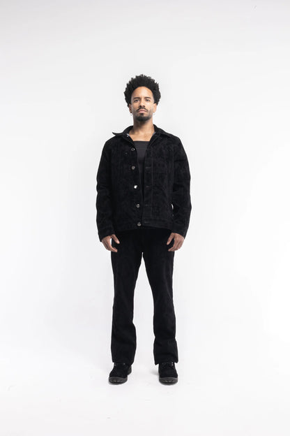 Chaqueta FXCKBOY "VELVET PANTHER" (Negro)