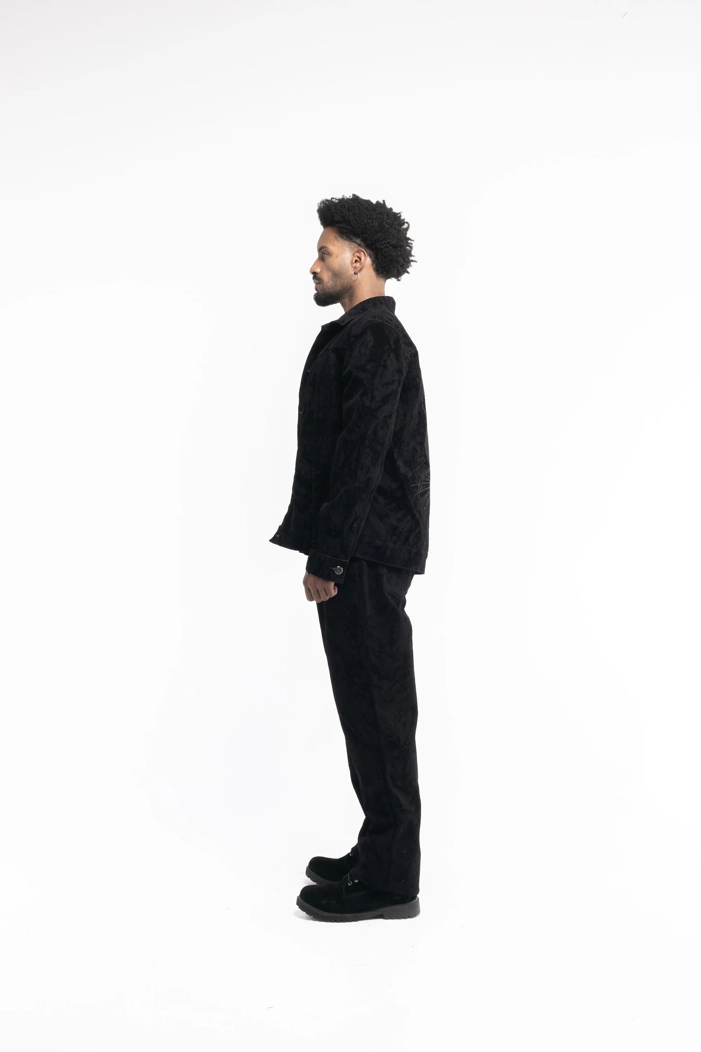 Chaqueta FXCKBOY "VELVET PANTHER" (Negro)