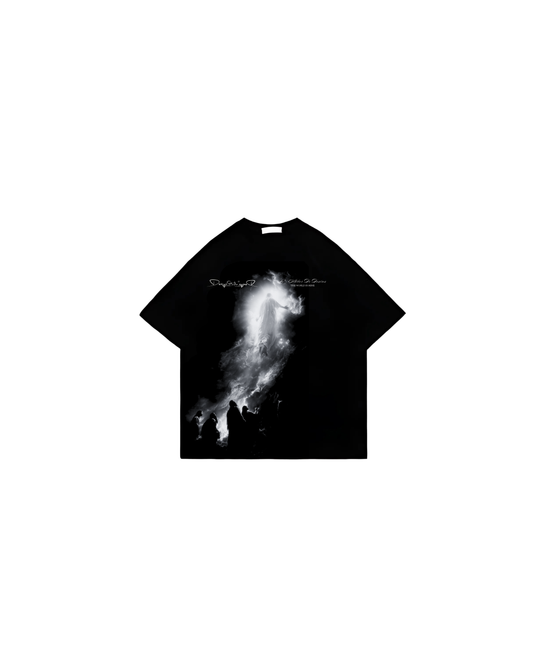 Camiseta LE ATELIER DE DESIRES "JESUS" (Negro)