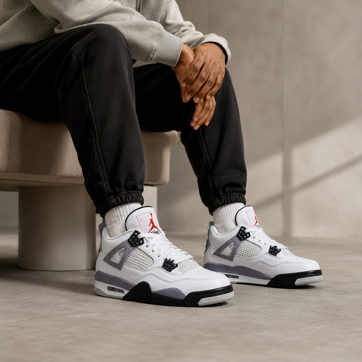 Air Jordan 4 Retro White Cement
