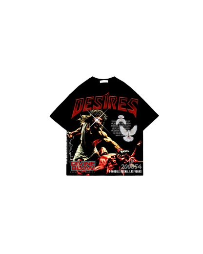 Camiseta LE ATELIER DE DESIRES "DIVINE BLOW" (Negro)