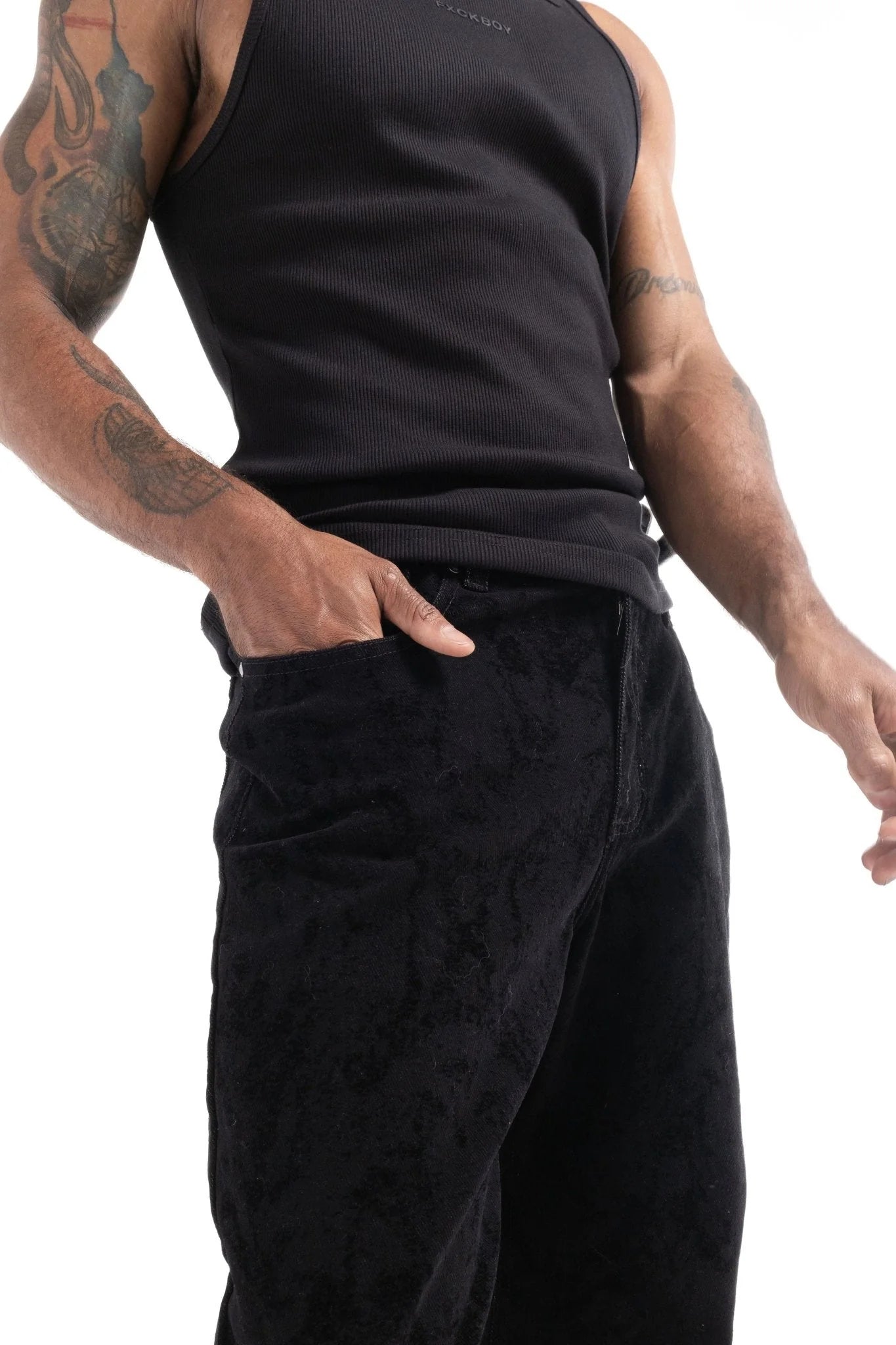 Jean FXCKBOY "PANTHER" (Camo Negro)