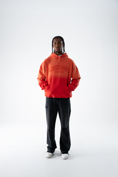 Hoodie Crowncode Major Dreams - Rojo Cherry Degrade