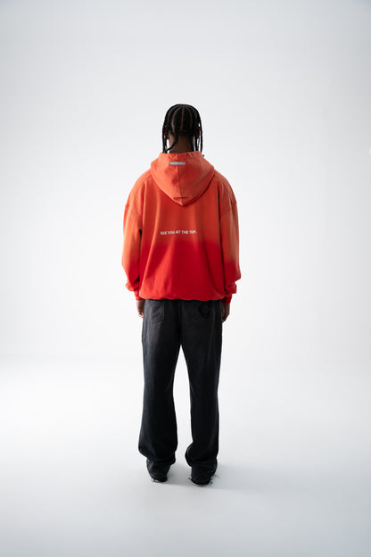 Hoodie Crowncode Major Dreams - Rojo Cherry Degrade