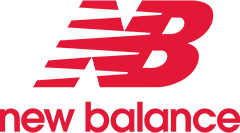 Logotipo New Balance sobre fondo blanco