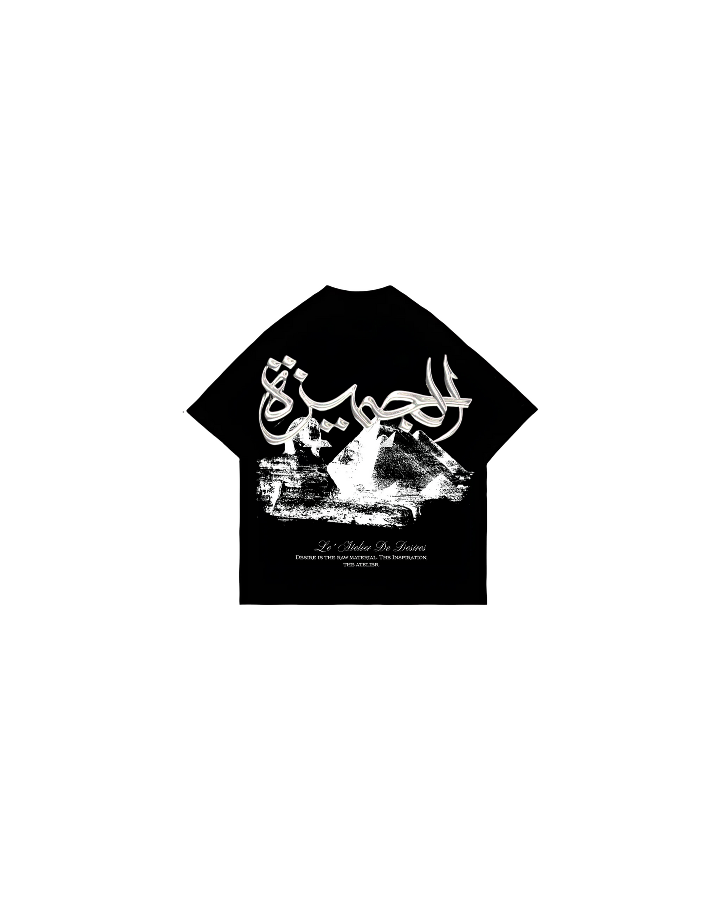 Camiseta LE ATELIER DE DESIRES "PYRAMYDS" (Negro)