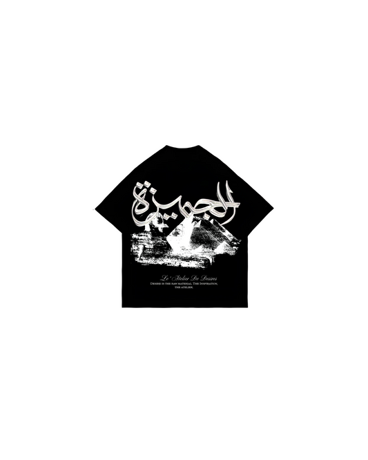 Camiseta LE ATELIER DE DESIRES "PYRAMYDS" (Negro)