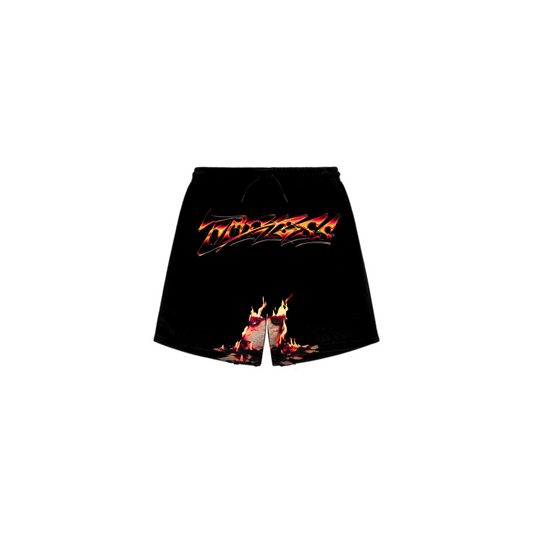 Bermuda LE ATELIER DE DESIRES "FIRE" (Negro)