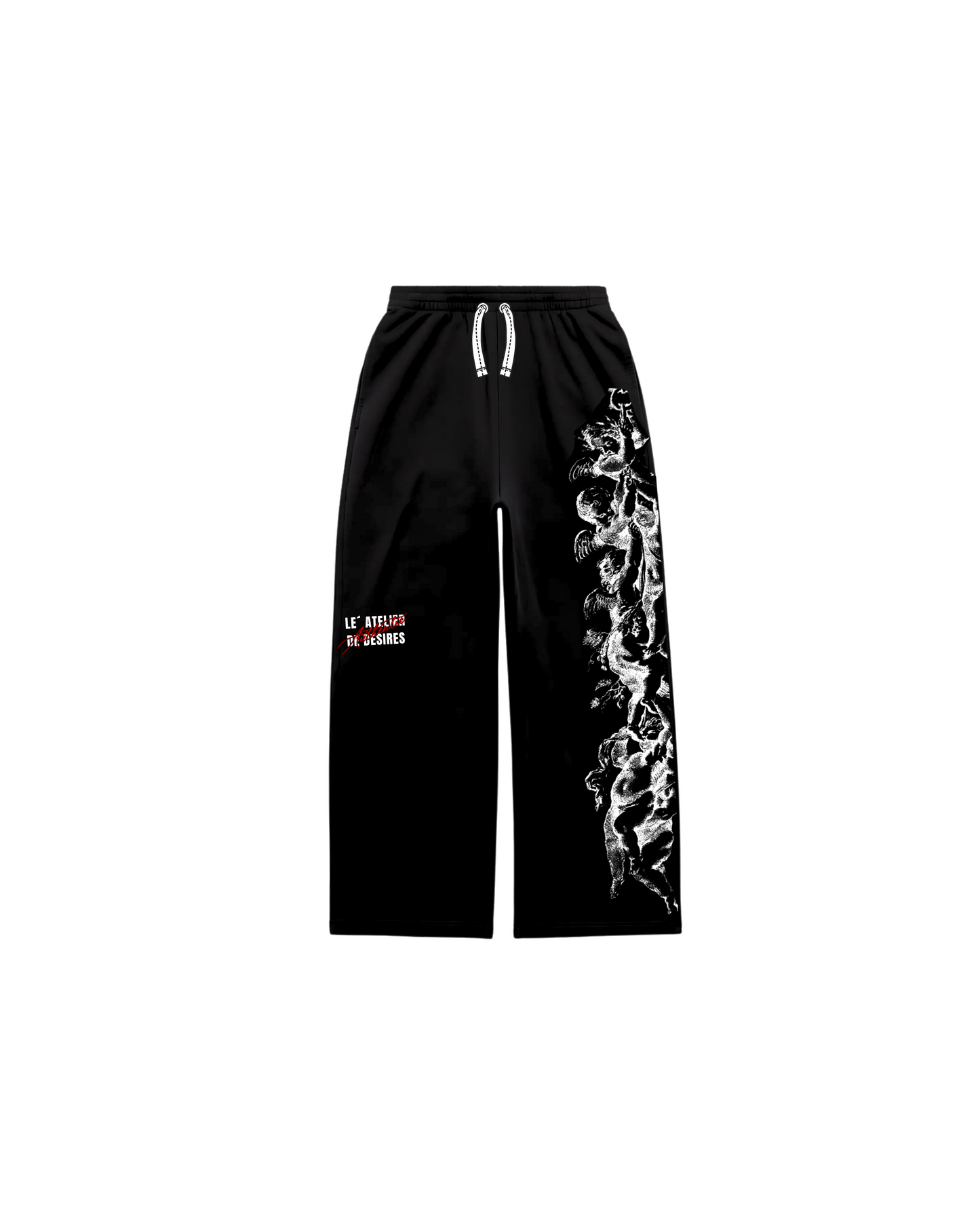 Sudadera LE ATELIER DE DESIRES "ANGELS" (Negro)